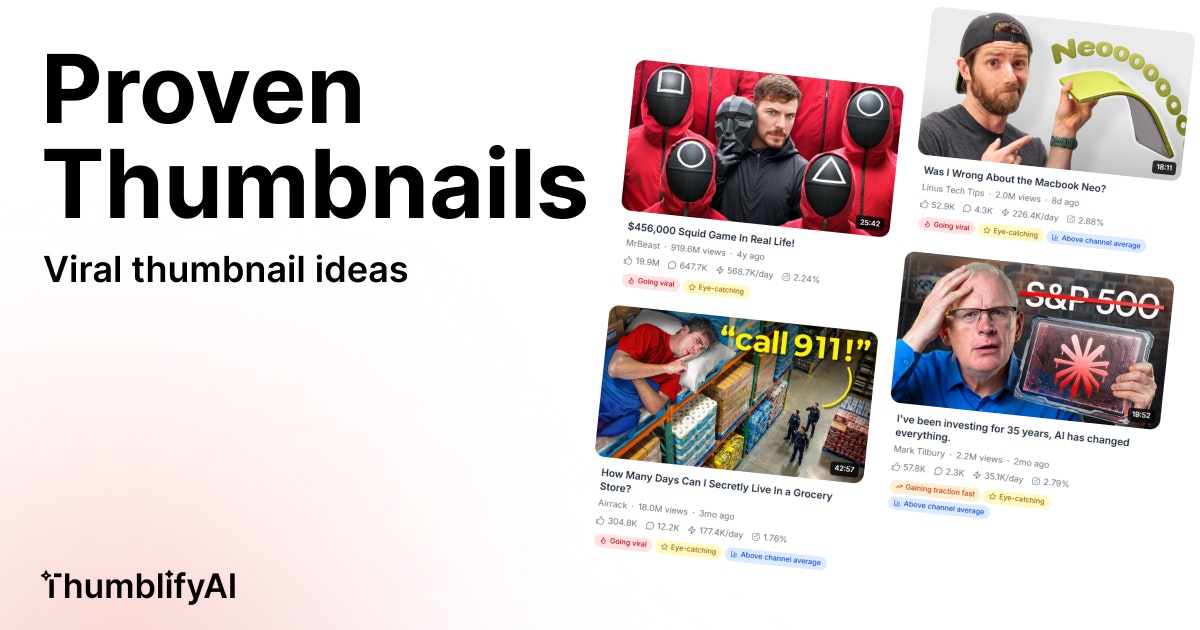 Pro Thumbnail Inspirations gallery image