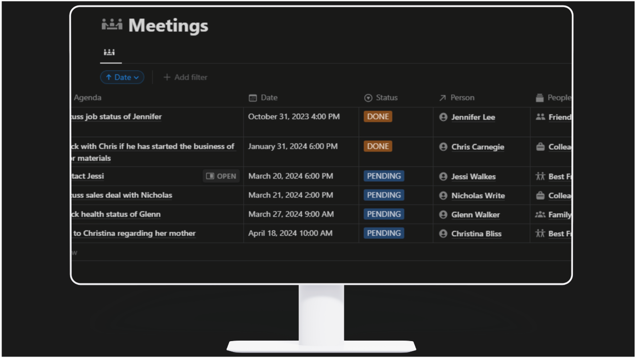 Personal Relationship Manager gallery image