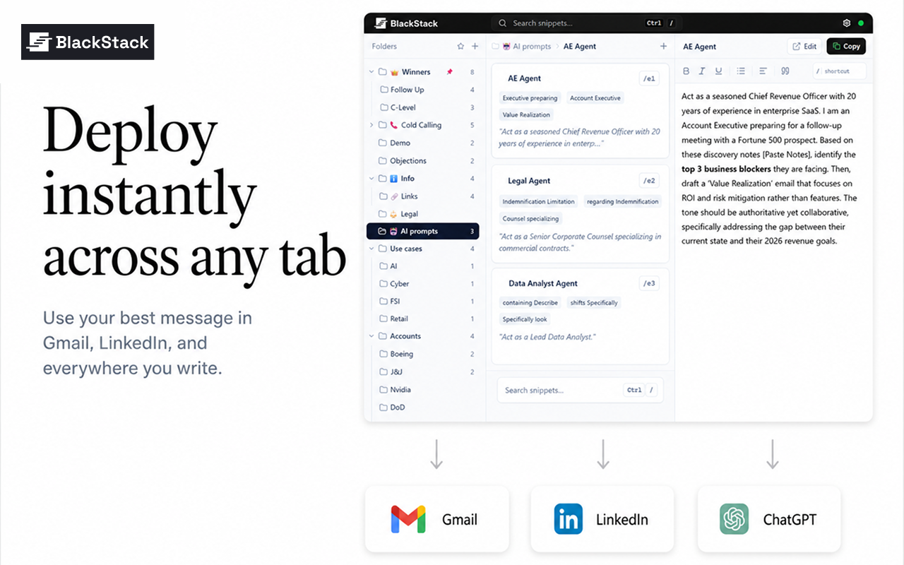 BlackStack Chrome Extension gallery image