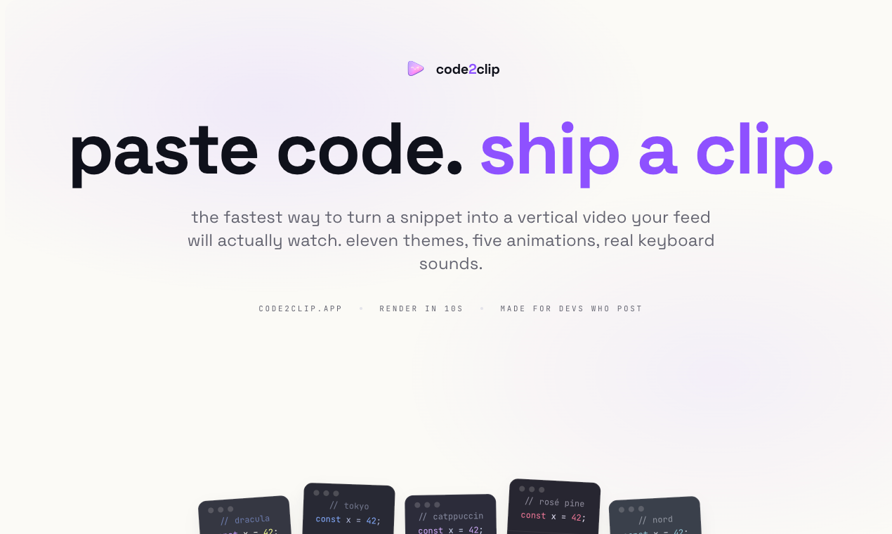 Code2Clip gallery image