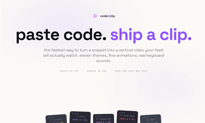 Code2Clip screenshot 2