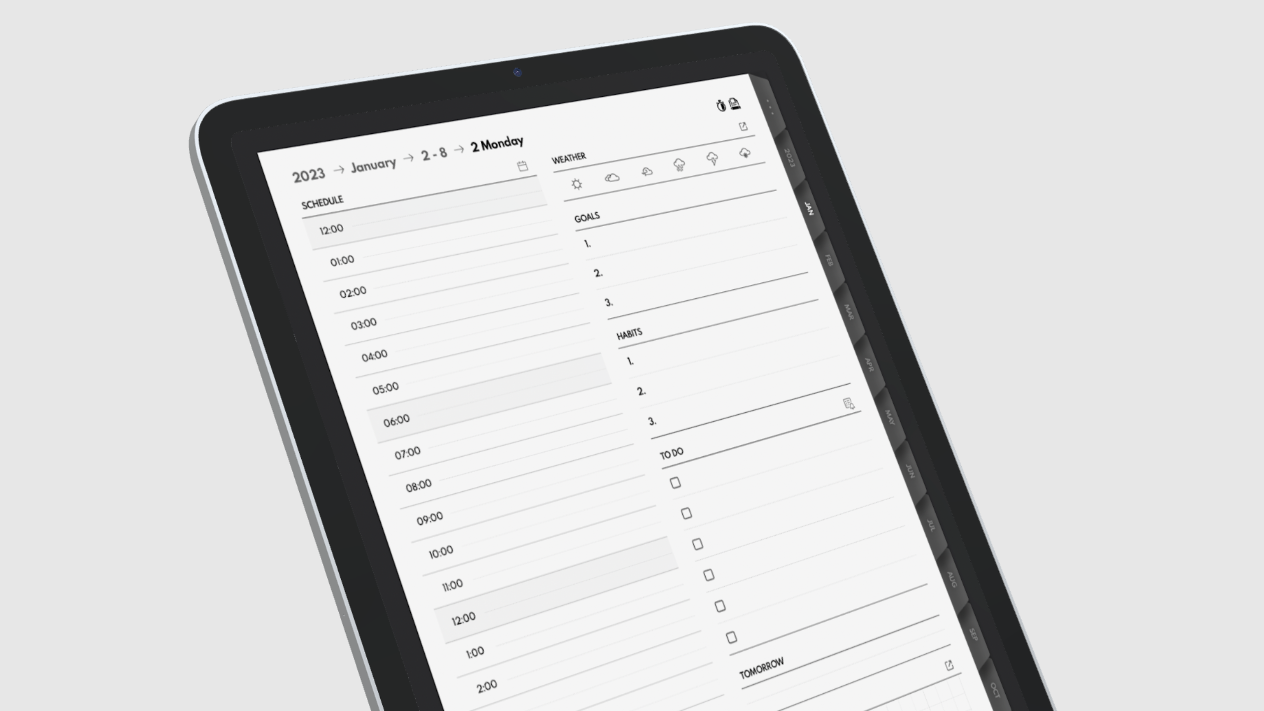 2023 Digitalplaner mit Integration - Machen Sie Veranstaltungen, Erinnerungen, Timer und mehr direkt aus Ihrem PDF Medien 1