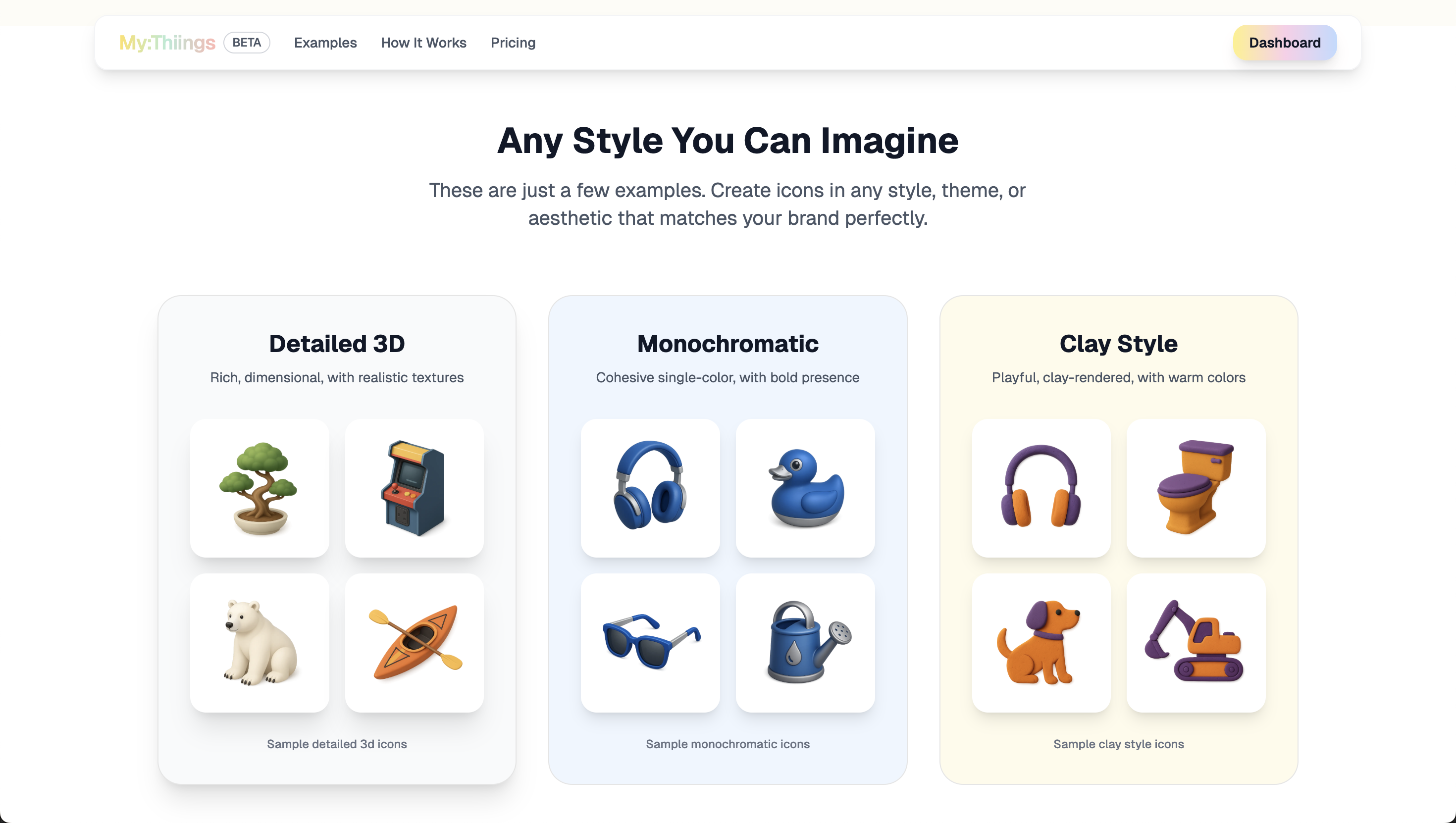 Mídia 2 de MY: Coisas - Eleve sua marca com uma coleção de ícones personalizada.