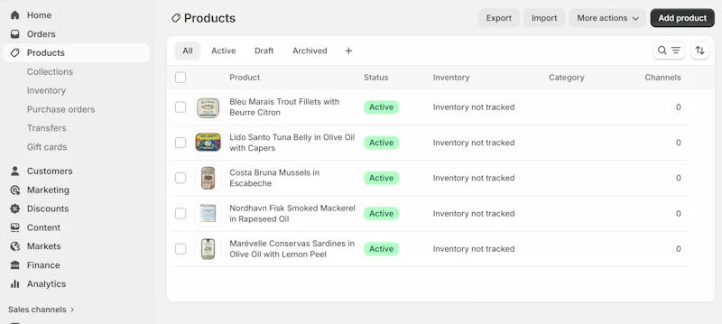 Manus Shopify Connector screenshot 4