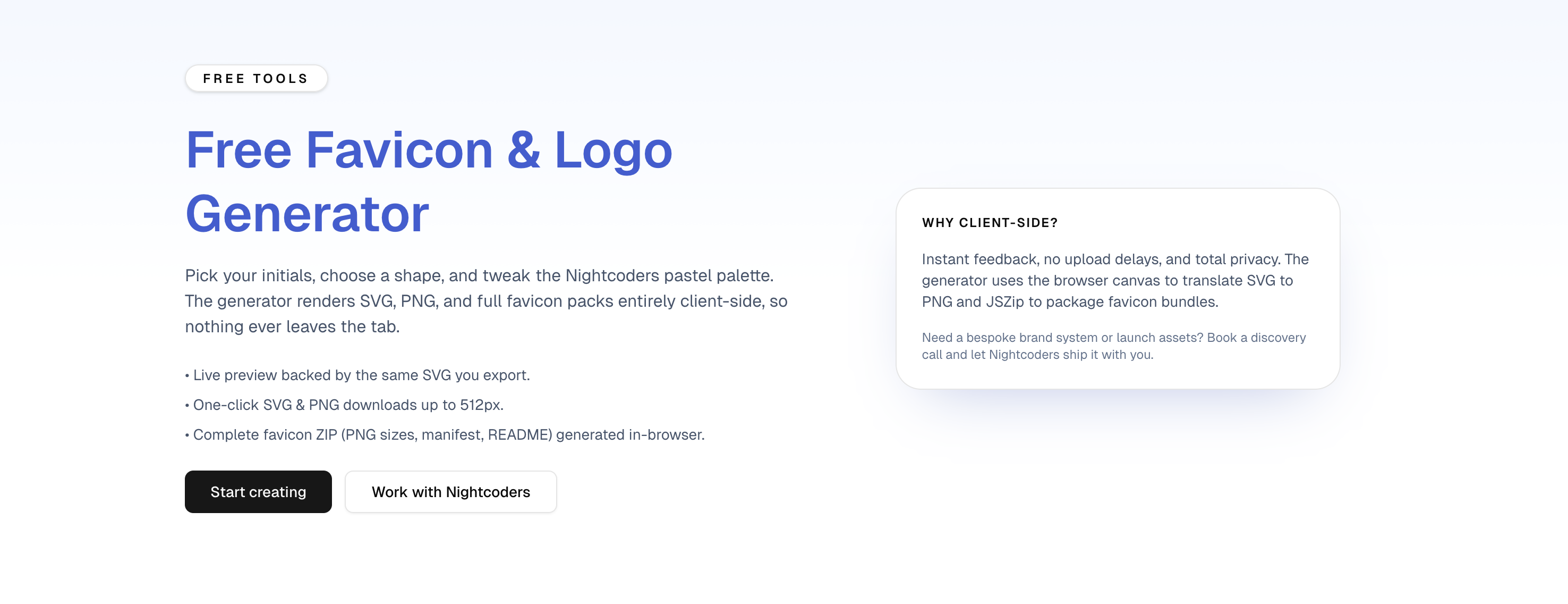 Favicon & logo generator gallery image