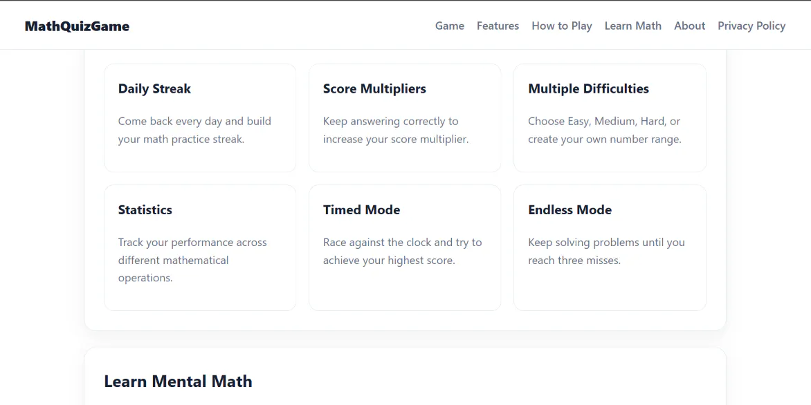 Math Quiz gallery image