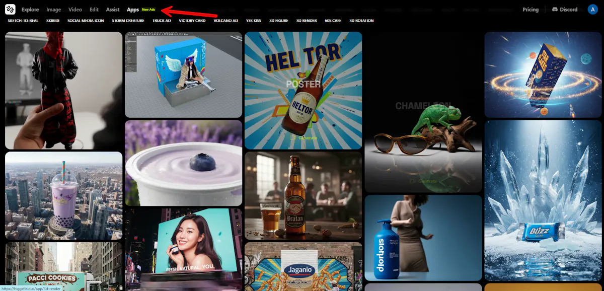 Higgsfield Ads 2.0