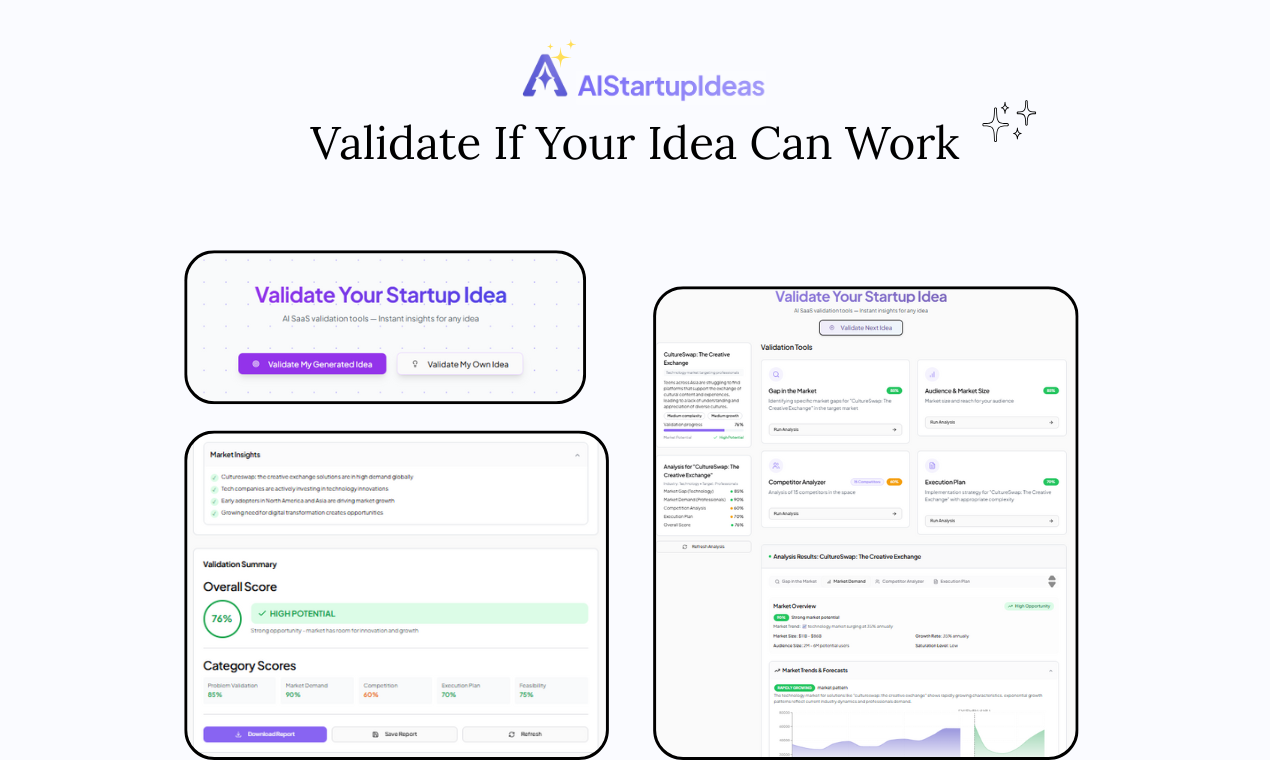 Startupideas - Generate Ideas , Validate, refine & roadmap your startup media 5
