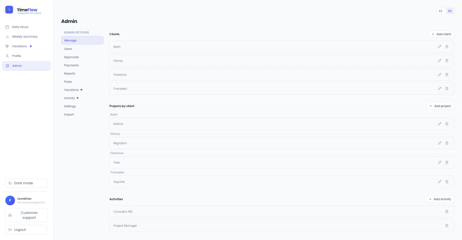 TimeFlow by NUXO. screenshot 3