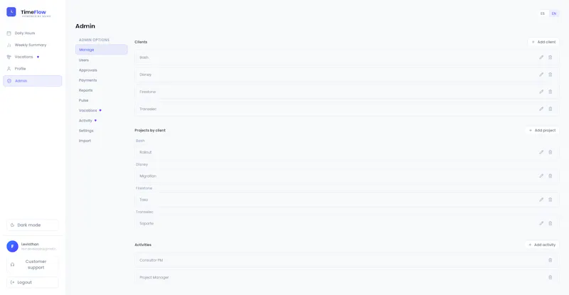 TimeFlow by NUXO. screenshot 3