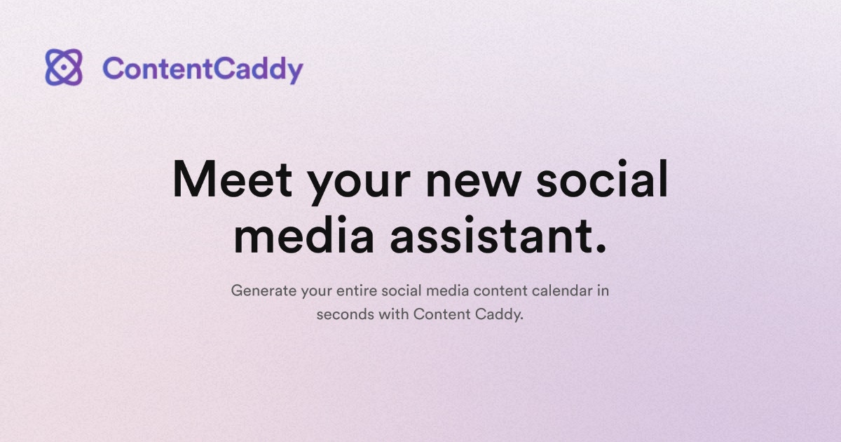 startuptile Content Caddy-Instant social media posts from your website copy