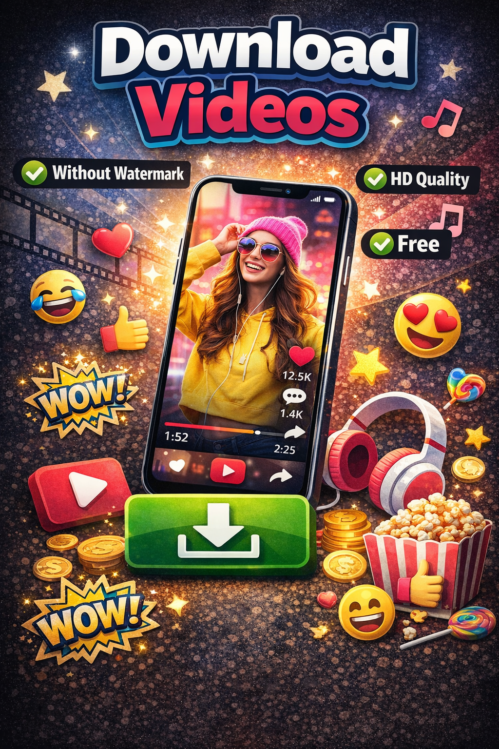 Download TikTok Videos Without Watermark - Screenshot 5 showing product features and functionality