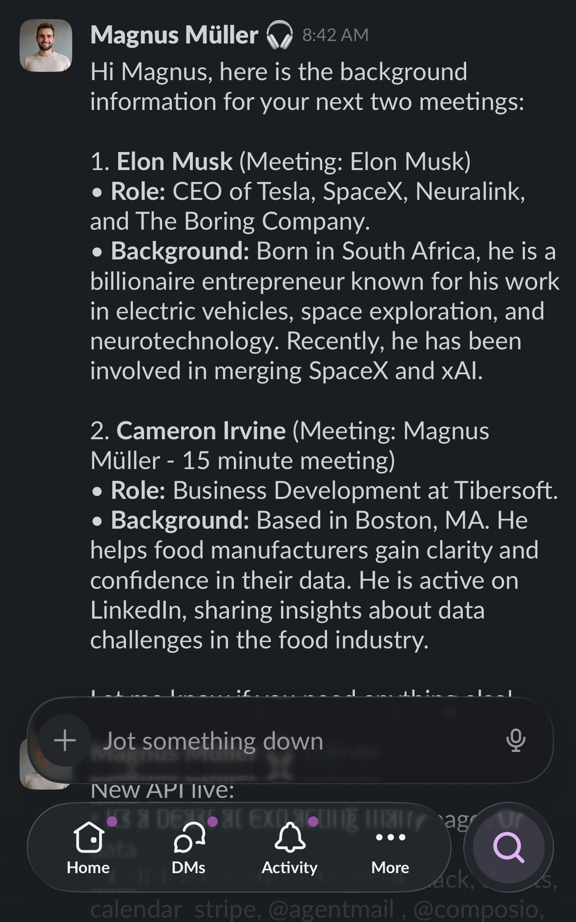 BU - Screenshot 3 showing product features and functionality