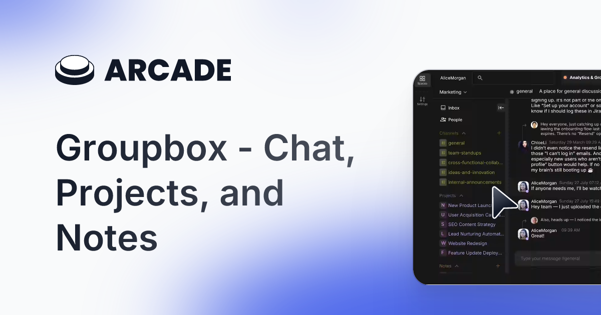 Groupbox - Projects, chat, and notes. all in one place media 5