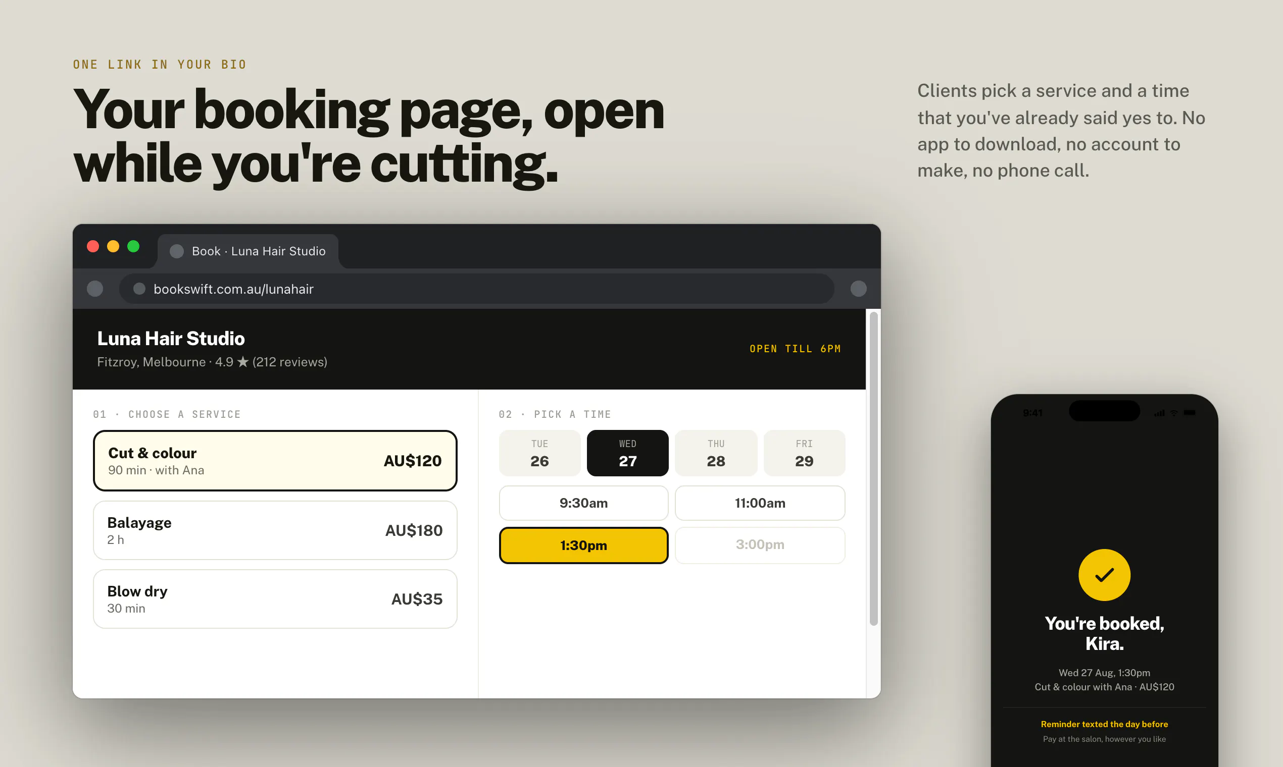 BookSwift screenshot
