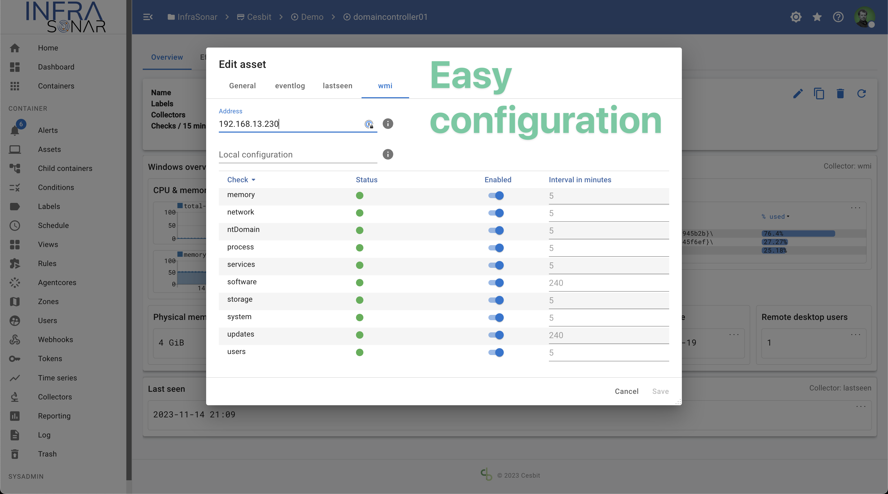 Mídia 4 de Infraasonar - Transforme dados do sensor em insights acionáveis