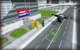 Flying Police Car 3D media 2