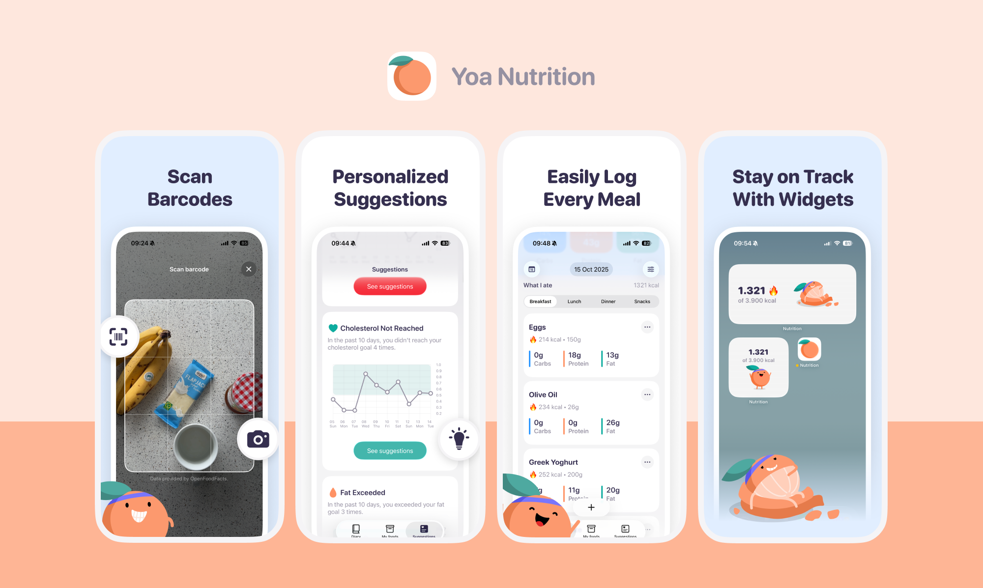 Yoa Nutrition: Calorie Counter gallery image