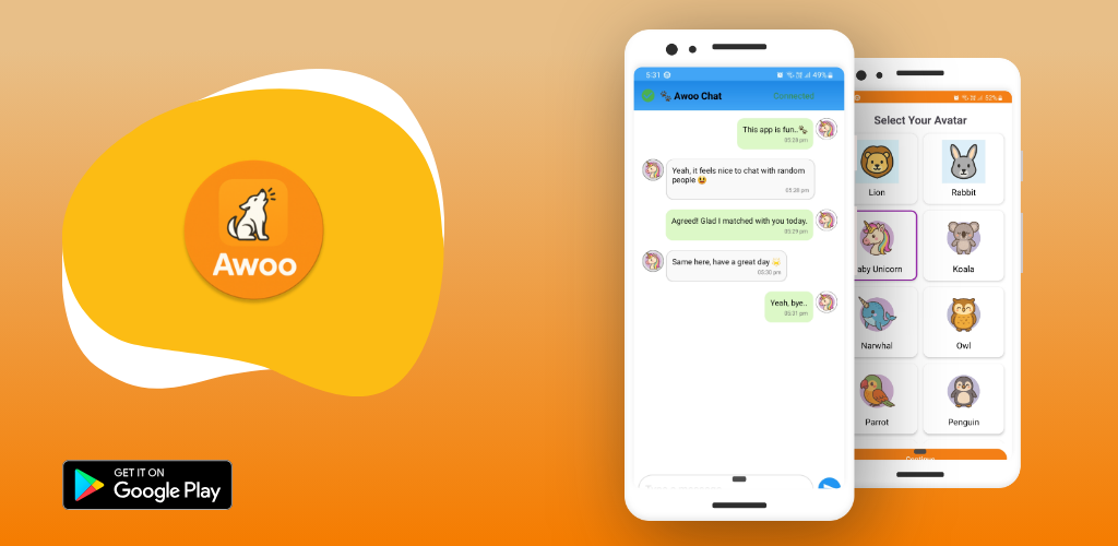 Média Awowo - Choisissez un avatar Awoo, en toute sécurité, anonyme, amusant avec des connexions 2