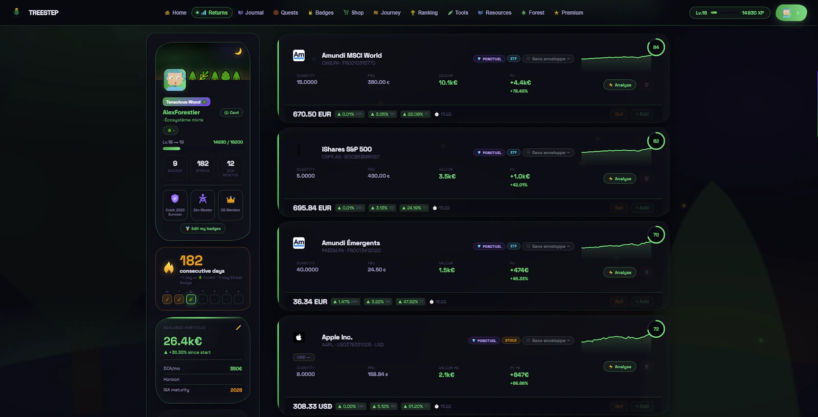 TREESTEP screenshot 3