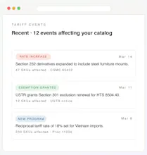 TariffLens AI gallery image