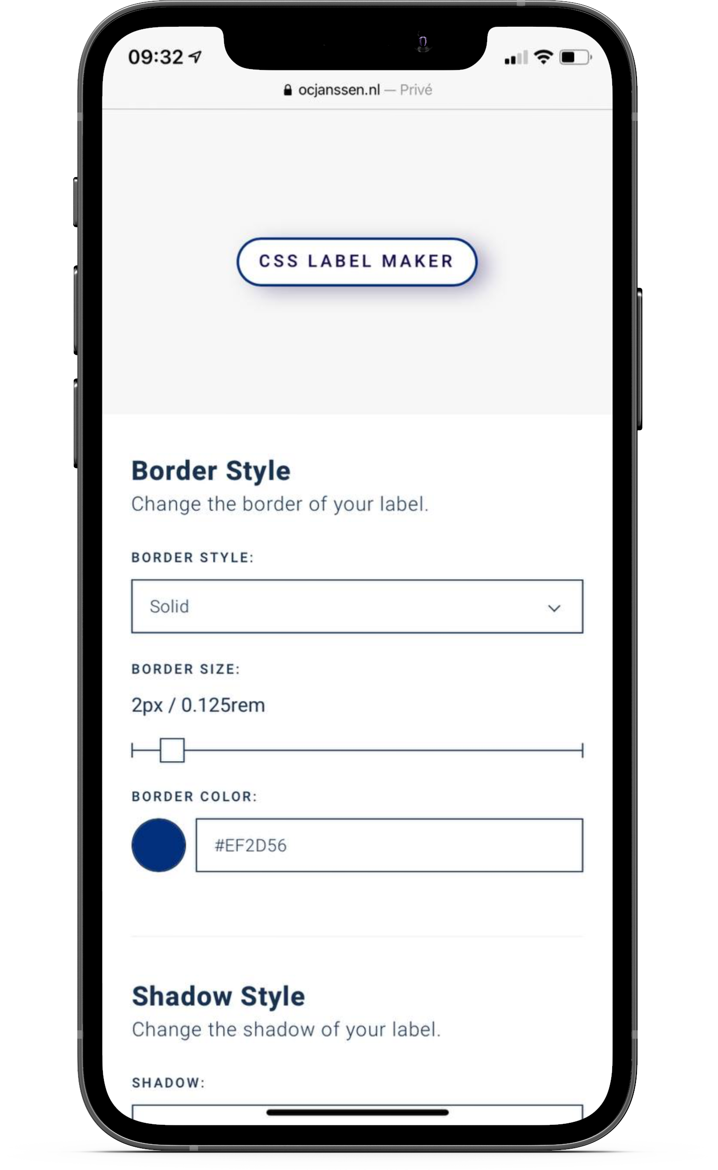 CSS LabelMaker gallery image