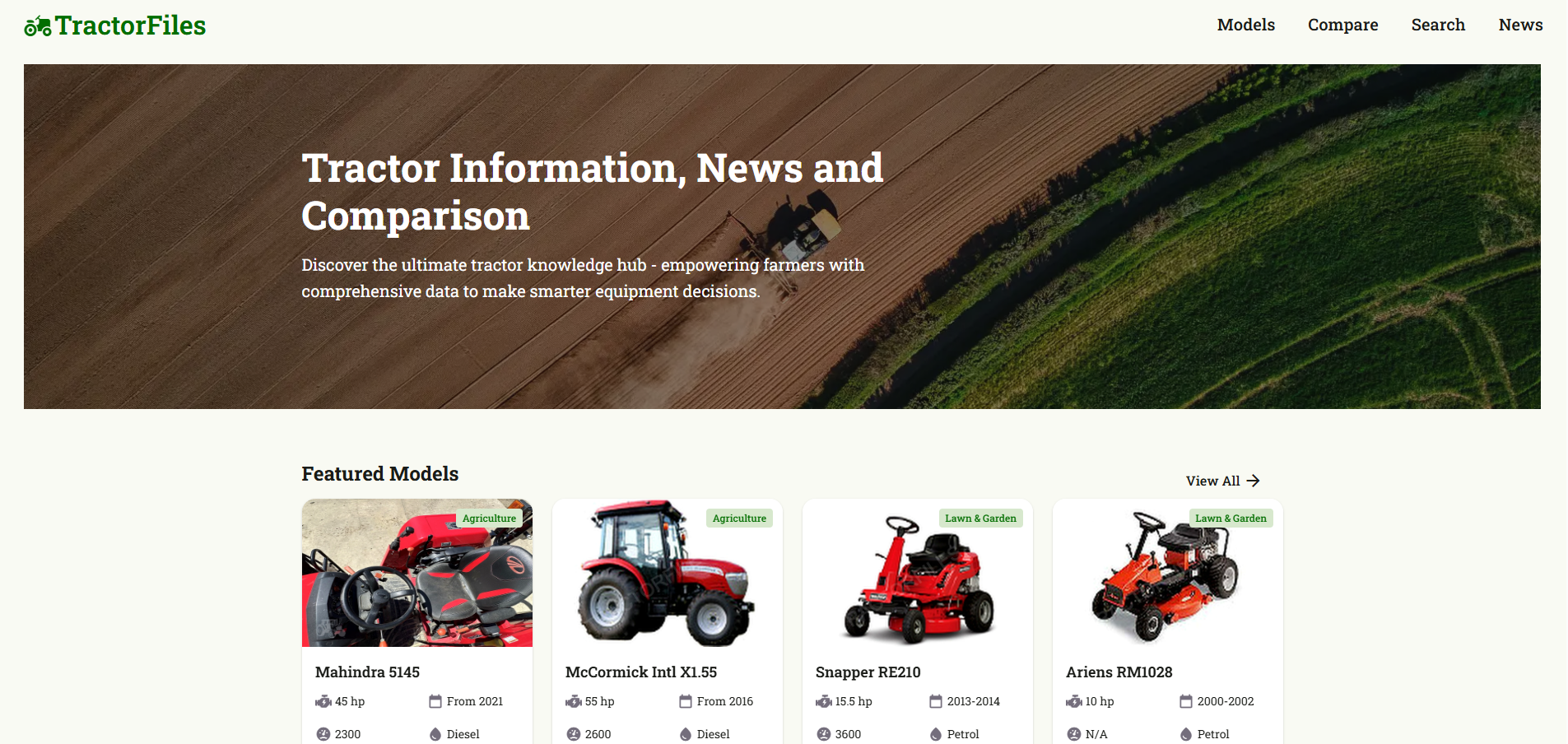 TractorFiles - Tutte le specifiche e le notizie del trattore in un unico posto 🚜 media 1