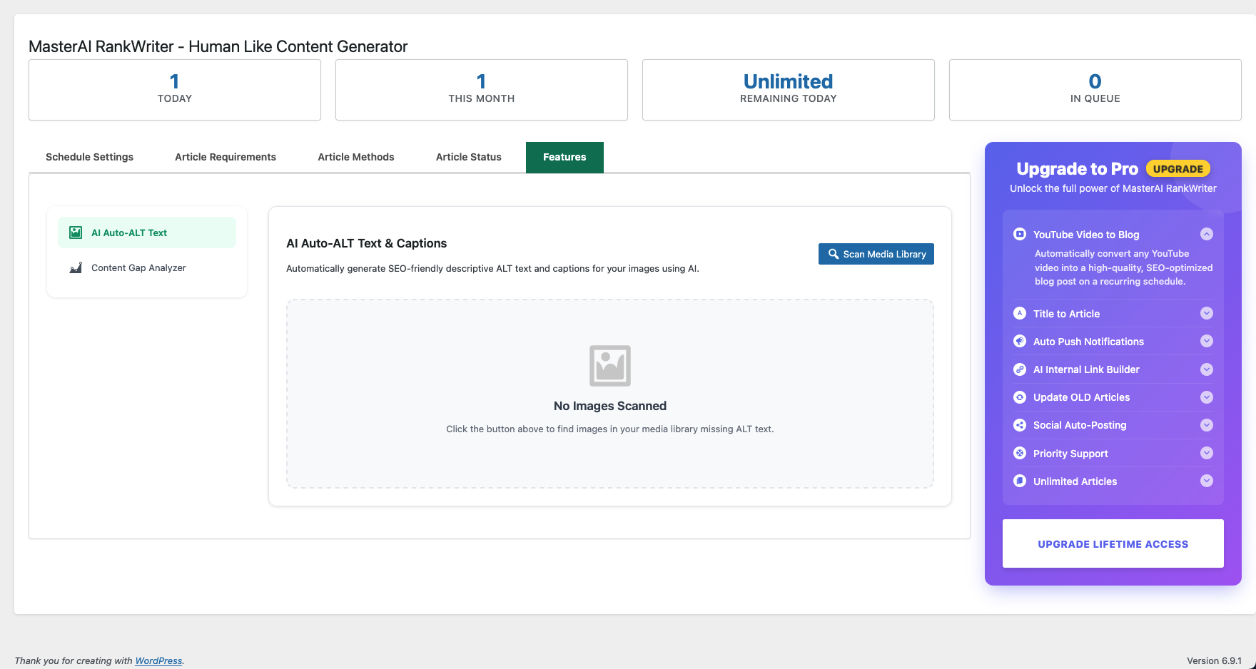 MasterAI RankWriter Free gallery image