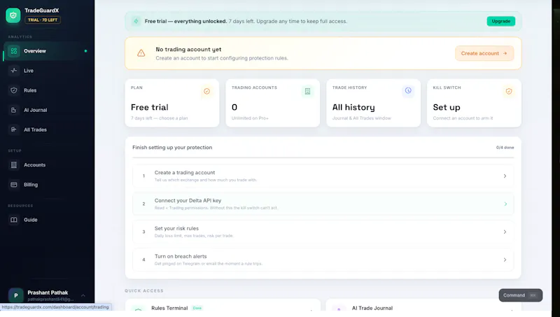 TradeGuardX screenshot 4