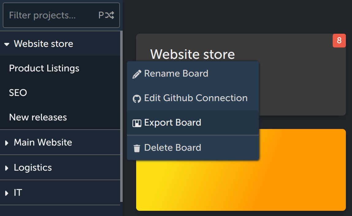 Média Planches 4GA - Boards simples pour la gestion de projet en temps réel 7