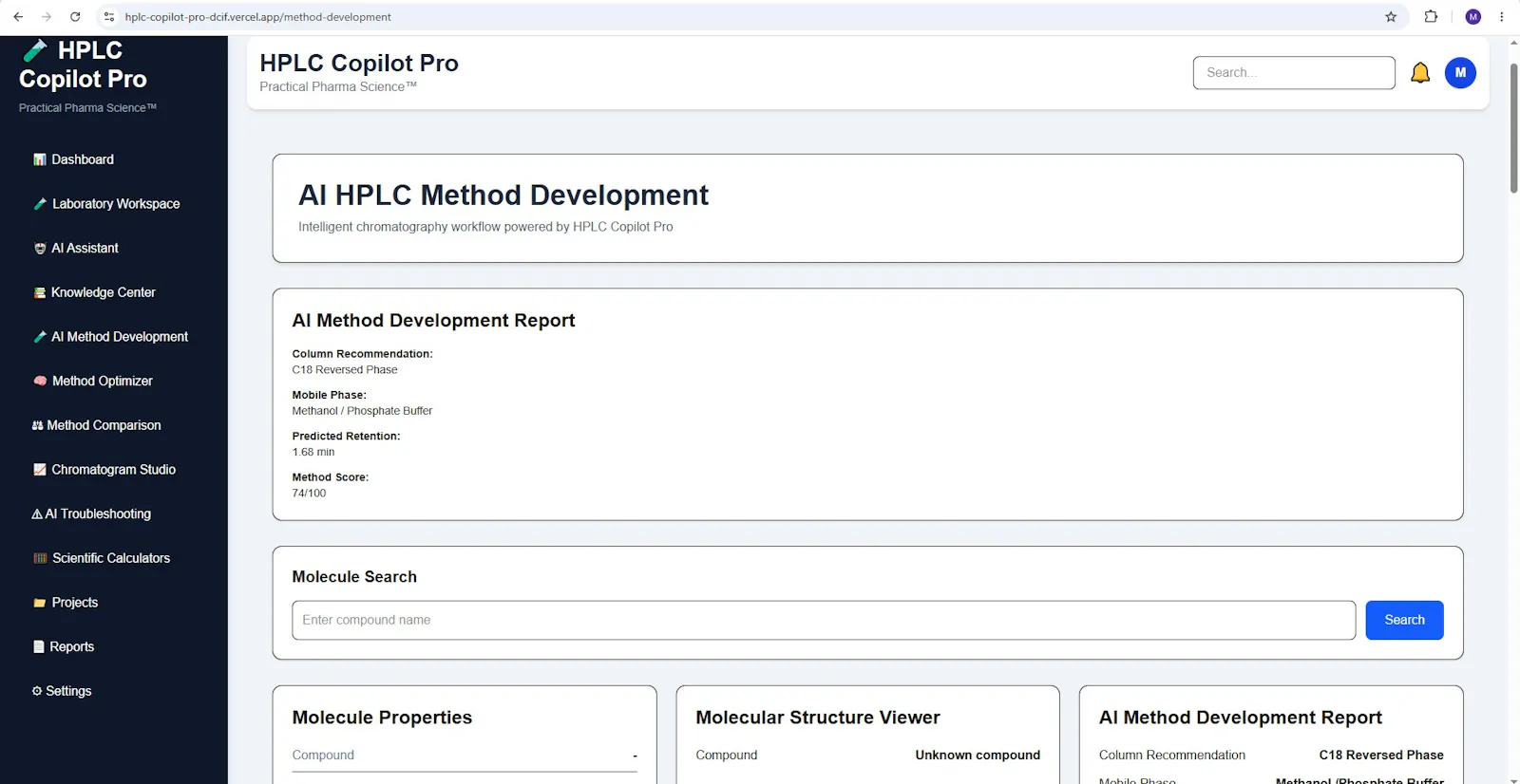 HPLC Assist Pro screenshot 5
