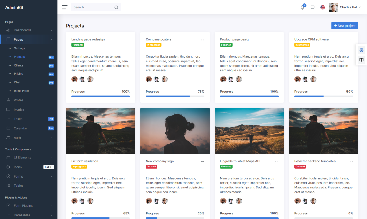 AdminKit gallery image