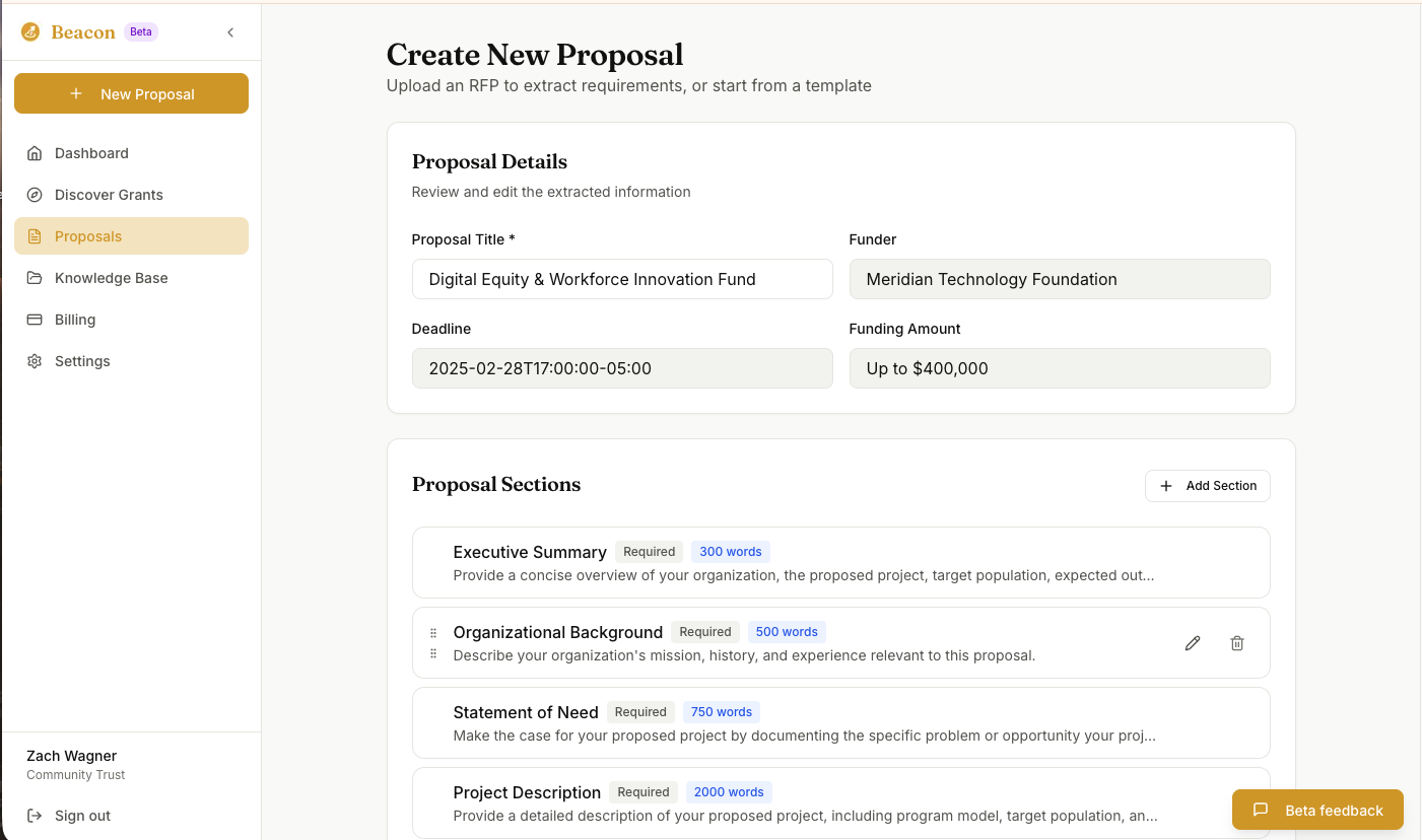 Beacon by BrightWay - Screenshot 4 showing product features and functionality