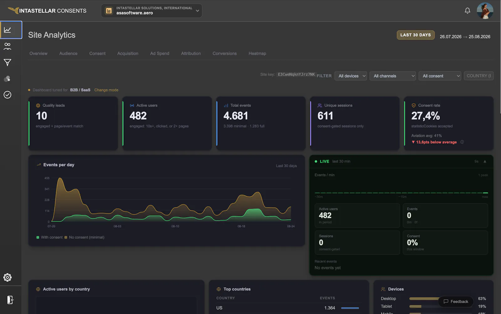 Intastellar Analytics screenshot 1