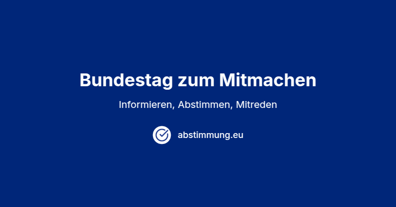 abstimmung.eu - Making democracy transparent, one vote at a time. media 1