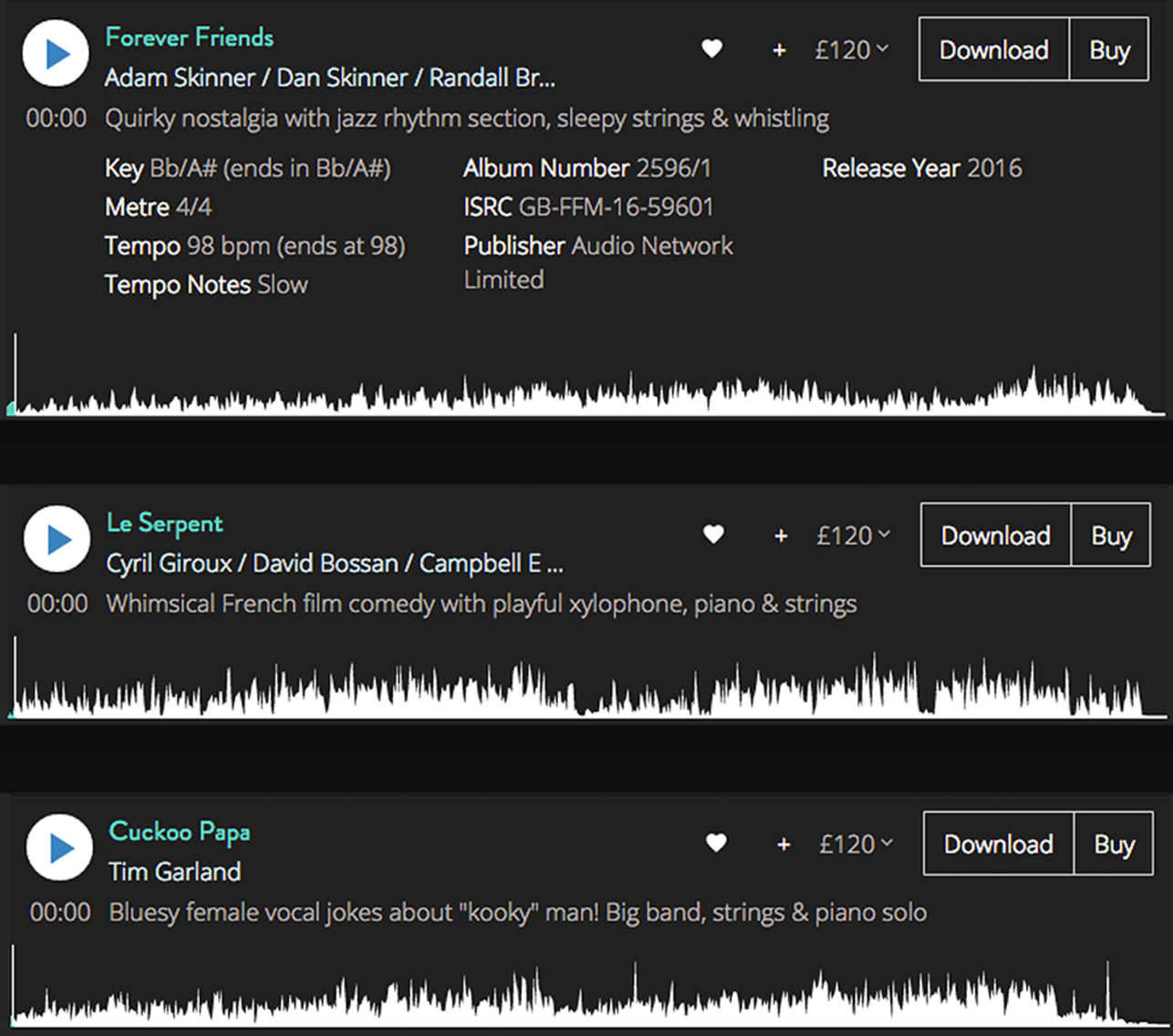Audio Network plug-in for Adobe Premiere CC gallery image