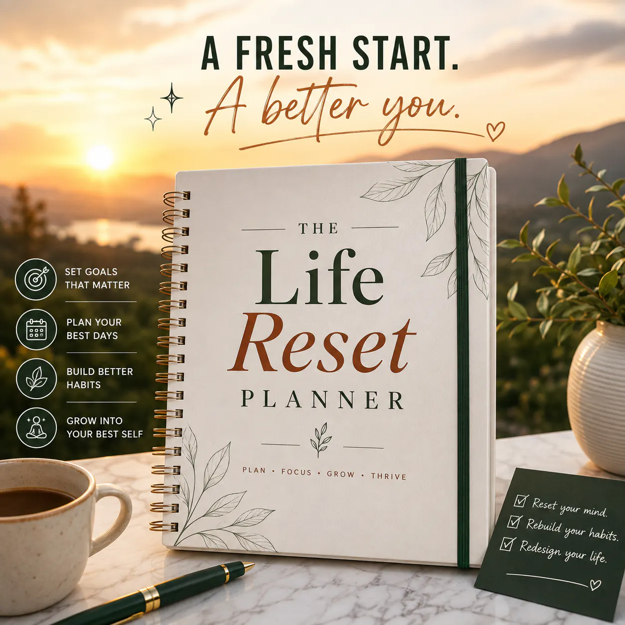 The Life Reset Planner  gallery image