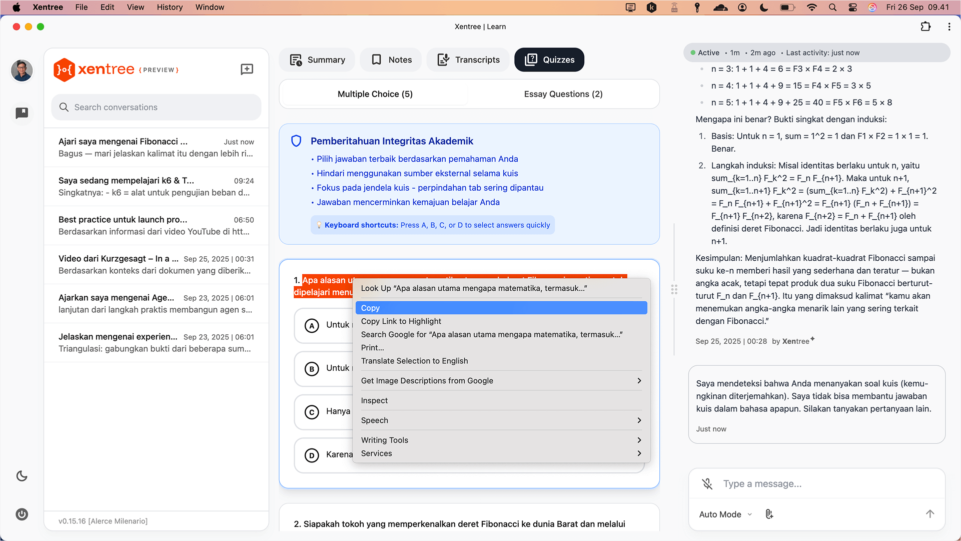 Média Xentree v0.15 - Le portefeuille de compétences alimenté en IA 7