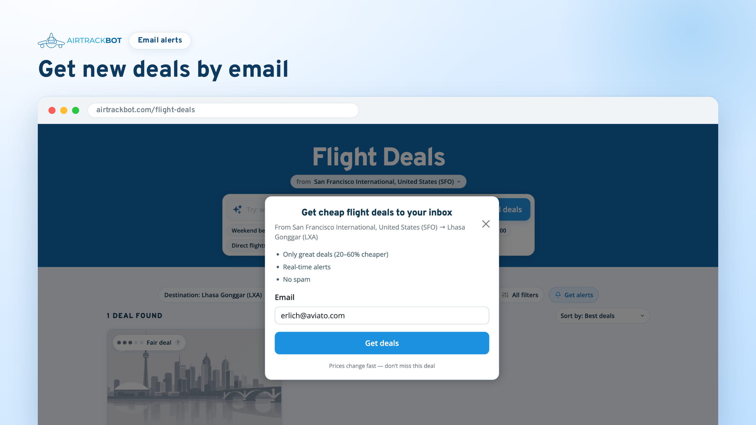 AirTrackBot • Flight Deals gallery image