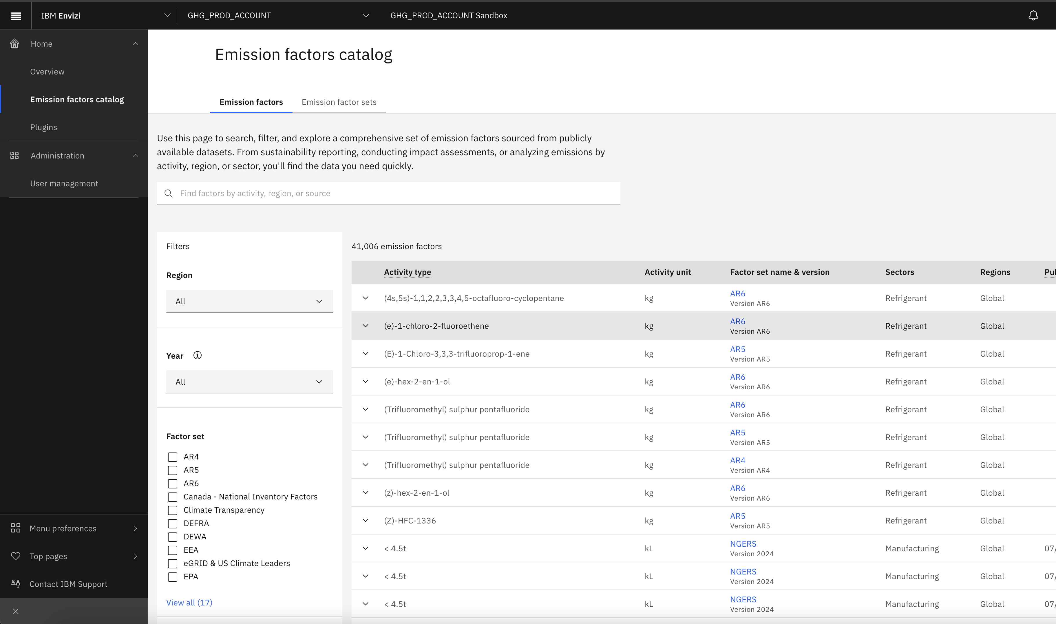 IBM Envizi Excel Emissions Calculator - Screenshot 5 preview