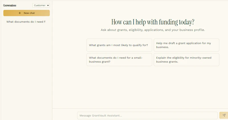 GrantVault  Where funding finds founders screenshot 3