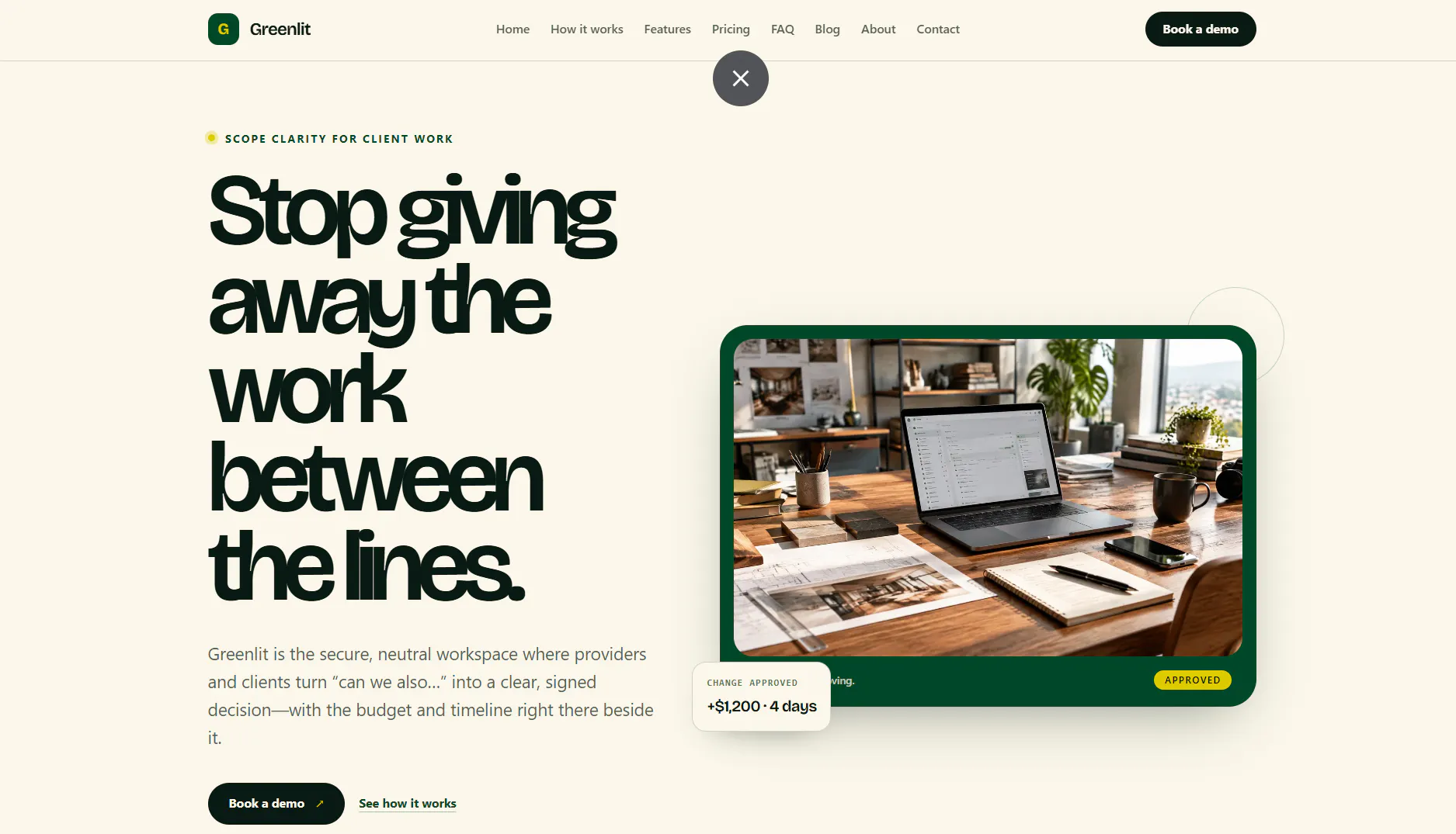 Greenlit — Stop giving away scope creep gallery image