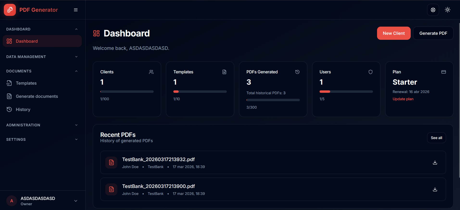 PdfGenerator gallery image