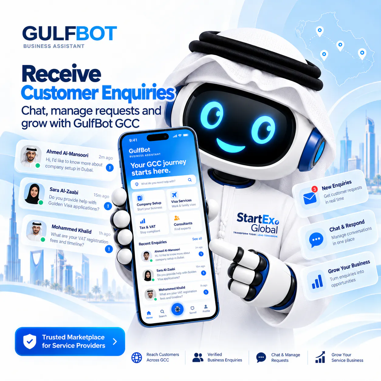 Gulf Bot GCC logo