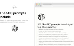 500 ChatGPT Copywriting Prompts Bundle media 3