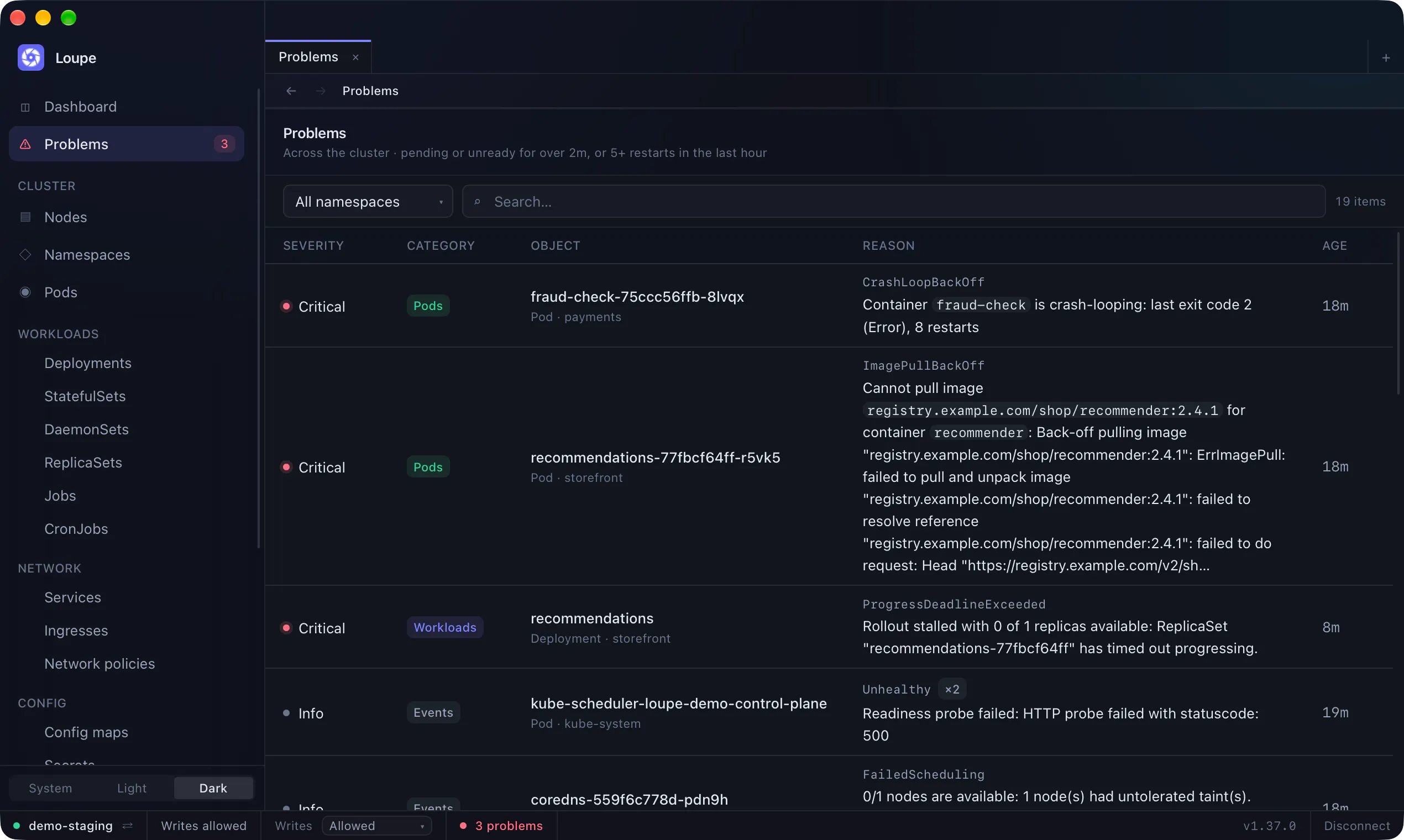 Loupe for Kubernetes gallery image