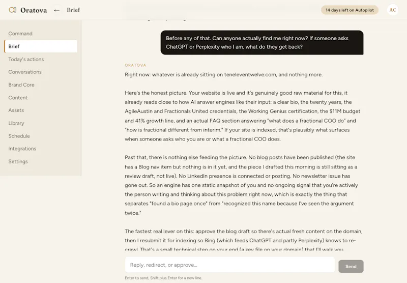 Oratova screenshot 4