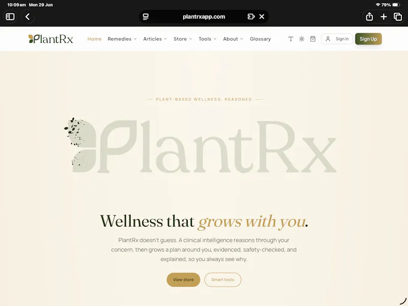 PlantRx - Find the right natural remedy screenshot 1