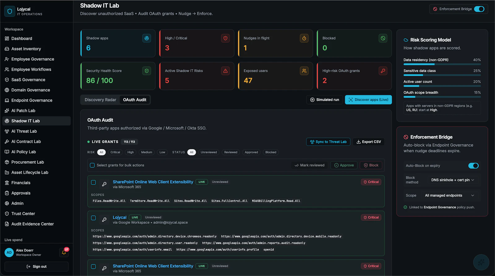 Lojycal screenshot 2