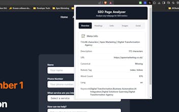 SEO Page Analyzer gallery image